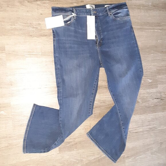 "Frame" Designer Denim * The Real Real Verified EUC* Women Blue Jean * Sz 33 ish - Picture 3 of 10